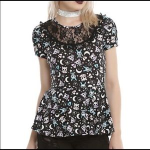 Skelanimals lace top